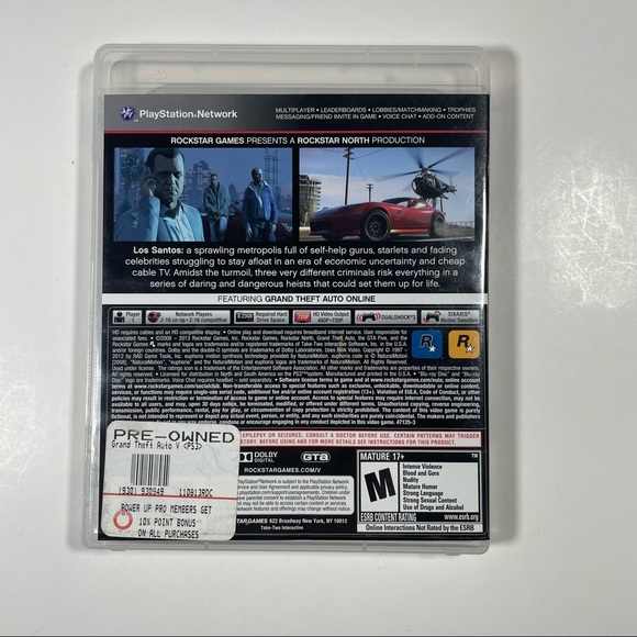 PS3 Grand Theft Auto V GTA5 Complete - Picture 3 of 6